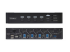 P4AD122M-KVM-SWITCH - StarTech.com - Omkopplare för tangentbord/video/mus/ljud/USB - Flera vinklar