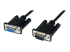SCNM9FM1MBK - StarTech.com 1 m svart DB9 RS232 seriell nollmodemskabel F/M - Höger vinkel