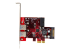 PEXUSB3S2EI - StarTech.com PCI Express USB 3.0-kort med 4 portar - Framsidan