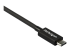 TBLT34MM80CM - StarTech.com 2.6ft (80cm) Thunderbolt 3 Cable, 40Gbps, 100W PD, 4K/5K Video, Thunderbolt-Certified, Compatible w/ TB4/USB 3.2/DisplayPort - Vänster vinkel