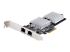ST10GSPEXNDP2 - StarTech.com 2-Port 10Gbps PCIe Network Adapter Card, Network Card for PCs/Servers, Full-Height/Low-Profile PCIe Ethernet Card w/Jumbo Frames, NIC/LAN Interface Card - Vänster vinkel