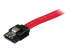 LSATA18 - StarTech.com 45 cm SATA-kabel med lås - Närbild