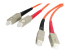 FIBSCSC2 - StarTech.com 2m (6.6ft) SC to SC OM1 Multimode Fiber Optic Cable, 62.5/125 Fiber Size, 10G Networks, LSZH Fiber Patch Cord - Höger vinkel