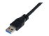 USB3CAUB1M - StarTech.com 1m 3 ft Certified SuperSpeed USB 3.0 A to Micro B Cable Cord - Närbild