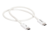 TBLT34MM50CW - StarTech.com 1.6ft (50cm) Thunderbolt 3 Cable, 40Gbps, 100W PD, 4K/5K Video, Thunderbolt-Certified, Compatible w/ TB4/USB 3.2/DisplayPort - Vänster vinkel