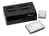 SDOCK4U33 - StarTech.com 4-Bay USB 3.0 to SATA Hard Drive Docking Station, USB Hard Drive Dock, External 2.53.5 SATA III (6Gbps) SSDHDD Docking Station, Hot-Swappable Hard Drive Bay - Vänster vinkel