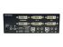 SV231DD2DUA - StarTech.com KVM-switch för dubbla DVI-bildskärmar med audio, 2 portar & USB 2.0-hubb - Tillbaka