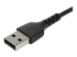 RUSB2AC2MB - StarTech.com 2 m USB 2.0 till USB-C-kabel -&nbsp;svart&nbsp; - Närbild