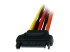 PYO2LSATA - StarTech.com 6in Latching SATA Power Y Splitter Cable Adapter - Närbild