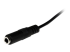 MU2MMFS - StarTech.com 2m Slim 3.5mm Stereo Extension Audio Cable - Närbild