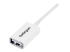USBEXTPAA2MW - StarTech.com 2m White USB 2.0 Extension Cable Cord - Närbild