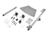 ARMDUOSS - StarTech.com Dual Monitor Stand, Ergonomic Free Standing Dual Monitor Desktop Stand for two 24" VESA Mount Displays, Synchronized Height Adjustable, Double Monitor Pole Mount, Silver - Flera vinklar