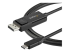 CDP2DP1MBD - StarTech.com USB C till DisplayPort 1.2-kabel på 1 m för 4K vid 60 Hz - Höger vinkel