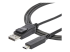 CDP2DP146B - StarTech.com USB C till DisplayPort 1.4-kabel på 1,8 m - Höger vinkel