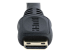 HDACFM5IN - StarTech.com 5in Mini HDMI to HDMI Adapter, 4K High Speed HDMI Adapter, 4K 30Hz Ultra HD High Speed HDMI Adapter, HDMI 1.4, Gold Plated Connectors, UHD Mini HDMI Adapter 4K, Black - Närbild