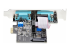 2S232422485-PC-CARD - StarTech.com 2-Port Serial PCIe Card, Dual-Port PCI Express to RS232/RS422/RS485 (DB9) Serial Card, Low-Profile Brackets Incl., 16C1050 UART, TAA-Compliant, Windows/Linux, TAA Compliant - Höger sida