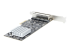 PR42GI-NETWORK-CARD - StarTech.com 4-Port 2.5Gbps NBASE-T PCIe Network Card, Intel I225-V Chip, Quad Port Computer Network Card, Multi-Gigabit NIC, PCI Express Server LAN Card, Desktop Ethernet Interface Card, PCI Express 2.0 (PR42GI-NETWORK-CARD) - Höger vinkel