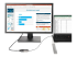 CDP2DVIEC - StarTech.com USB C to DVI Adapter, 1920x1200p, USB-C to DVI-D Adapter, USB Type C to DVI Monitor, Video Converter, Thunderbolt 3 Compatible, USB-C to DVI Dongle, 12" Long Attached Cable - Framsidan