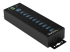 HB30A10AME - StarTech.com USB 3.0-hubb med 10 portar och nätadapter - Vänster vinkel