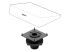 939-001811 - Logitech Tap Table Mount - Höger vinkel