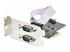2S232422485-PC-CARD - StarTech.com 2-Port Serial PCIe Card, Dual-Port PCI Express to RS232/RS422/RS485 (DB9) Serial Card, Low-Profile Brackets Incl., 16C1050 UART, TAA-Compliant, Windows/Linux, TAA Compliant - Vänster vinkel