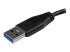 USB3AUB50CMS - StarTech.com Slim Micro USB 3.0 kabel – 0,5 m - Närbild