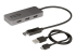 MST14DP123HD - StarTech.com 3-Port MST Hub, DisplayPort to Triple HDMI Monitors, 4K 60Hz, DP 1.4 Multi-Monitor Video Adapter with 1ft (30cm) Built-in Cable, USB Powered, Windows Only - Vänster vinkel