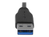 USB3AU1MRS - StarTech.com 1m 3 ft Slim Micro USB 3.0 Cable M/M - Närbild