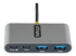 5G2A2CPDB-USB-C-HUB - StarTech.com 4-Port USB-C Hub with 100W Power Delivery Pass-Through Charging, 2x USB-A + 2x USB-C, 5Gbps, USBC Hub w/ 1ft (30cm) Long Cable, Portable Laptop USB Type-C to USB-A/C Hub - Framsidan