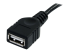 USBEXTAA6BK - StarTech.com 1,8 m svart USB 2.0-förlängningskabel A till A – M/F - Närbild
