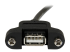 USBPNLAFAM1 - StarTech.com 1 ft Panel Mount USB Cable A to A - Framsidan
