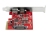 PEXUSB311AC3 - StarTech.com 2 portar 10 Gbit/s USB-A &amp;amp; USB-C PCIe-kort - Tillbaka