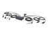C2-DD46-UA2-CBL-KVM - StarTech.com 2-Port Dual-Monitor DisplayPort Cable KVM Switch, 4K 60Hz, Compact KVM with 5ft/1.5m USB-A/DisplayPort/Audio Integrated Cables, Bus Powered - Höger vinkel