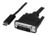 CDP2DVIMM1MB - StarTech.com 1 m USB-C till DVI-kabel - Höger vinkel