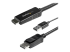 HD2DPMM3M - StarTech.com 3 m HDMI till DisplayPort-kabel - Höger vinkel
