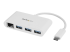 HB30C3A1GEA - StarTech.com USB-C-hubb med 3 portar och Gigabit Ethernet - Höger vinkel