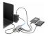 10G2A1C25EPD-USB-HUB - StarTech.com 3-Port USB-C Hub with 2.5 Gigabit Ethernet and 100W Power Delivery Passthrough Laptop Charging, USB-C to 2x USB-A/1x USB-C, USB 3.2 10Gbps Type-C Adapter Hub - Vänster vinkel
