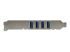 PCIUSB3S4 - StarTech.com PCI-kortadapter med 4 USB 3.0-portar och SATA/SP4-ström - Vänster sida