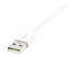 USBLT1MW - StarTech.com 1 m USB till Lightning-kabel - Närbild