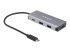 HB31C3A1CB - StarTech.com USB C-hubb med 4 portar och 3x USB A och 1x USB C - Höger vinkel