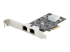 PR22GI-NETWORK-CARD - StarTech.com 2-Port 2.5Gbps NBASE-T PCIe Network Card, Intel I225-V, Dual-Port Computer Network Card, Multi-Gigabit NIC, PCI Express Server LAN Card, Desktop Ethernet Interface - Vänster vinkel