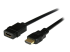 HDEXT2M - StarTech.com 2m (6ft) HDMI Extension Cable, Ultra HD HDMI Male to Female Cable, 4K HDMI Cable Extender, 4K 30Hz UHD HDMI Cable with Ethernet M/F, High Speed HDMI 1.4 Cable, 10.2Gbps - Höger vinkel