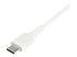 RUSB2AC1MW - StarTech.com 1 m USB 2.0 till USB-C-kabel -&nbsp;vit - Närbild