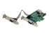 PEX2S553LP - StarTech.com Native lågprofils RS232 PCI express seriellt-kort med 2 portar och 16550 UART - Höger vinkel