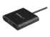 USB32HD2 - StarTech.com USB 3.0 to Dual HDMI Adapter, 1x 4K 30Hz & 1x 1080p, External Video & Graphics Card, USB Type-A to HDMI Dual Monitor Display Adapter Dongle, Supports Windows Only, Black - Närbild
