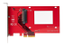 PEX4SFF8639U3 - StarTech.com U.3 to PCIe Adapter Card, PCIe 4.0 x4 Adapter For 2.5" U.3 NVMe SSDs, SFF-TA-1001 PCI Express Add-in Card for Desktops/Servers, TAA Compliant - Framsidan