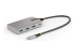 HB31C3A1CDPPD3 - StarTech.com 4-Port USB-C Hub with USB-C DP Alt Mode Video Output 4K 60Hz, 3x USB-A, 1x USB-C, 100W Power Delivery Pass-Through, USB 3.2 Gen 2 (10Gbps), Portable USB Type-C to USB Type-A/C - Vänster vinkel