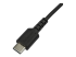 RUSBCLTMM2MB - StarTech.com 2m tålig, svart USB-C till Blixtkabel - Hård, tålig aramifiber USB typ A till Blixtladdare/synkron strömsladd - Apple MFi-certifierad iPad/iPhone 12 - Närbild