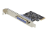PEX1P2 - StarTech.com 1-ports parallellt PCIe-kort - Vänster vinkel