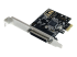 PEX2S1P553B - StarTech.com 2S1P PCI Express seriellt parallellt kombokort med breakout-kabel - Vänster vinkel